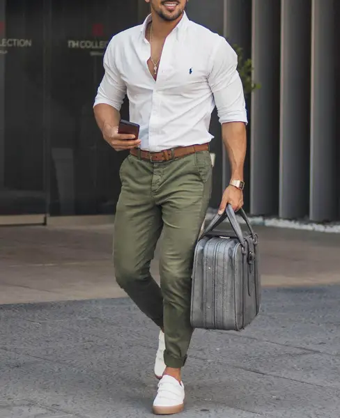How to Style Olive Green Pants?