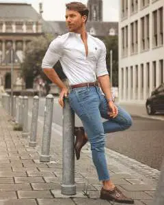 What to Wear with Light Blue Jeans — Tips for Men. - The Highest Fashion